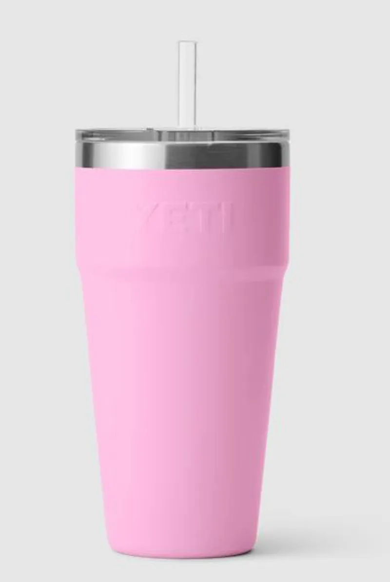 YETI Rambler 26Oz Cup Straw Lid - Power Pink-1